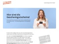 Vorschau auf Hier sind die Geschenkgutscheine!