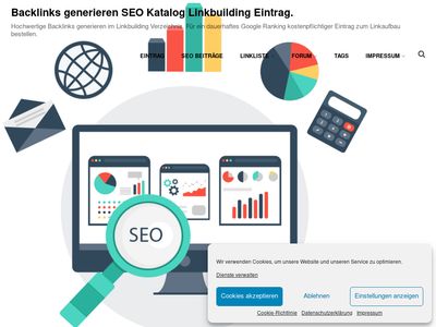 Vorschau auf SEO Backlink Katalog - Linkbuilding Eintrag kostenlos.