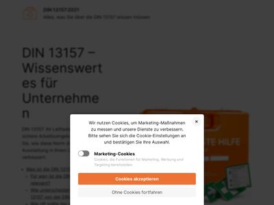 Vorschau auf DIN 13157 - Wissenswertes für Unternehmen