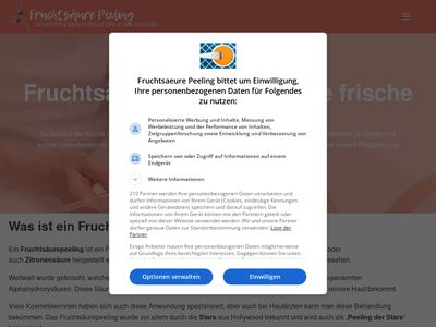 Vorschau auf Was ist ein Fruchtsäurepeeling?