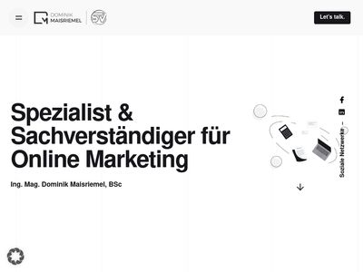 Vorschau auf Dominik Maisriemel - Sachverständiger für Online Marketing