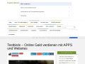 Vorschau auf Testbirds - Online Geld verdienen mit APPS und Websites