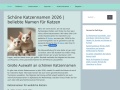 Vorschau auf Die schönsten Katzennamen