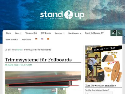 Vorschau auf Der Einsatz von US Box Trimmsystemen bei Foilboards