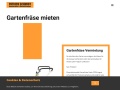 Vorschau auf Gartenfräse mieten - Gartenfräse Vermietung